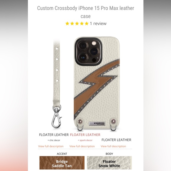 Vaja Custom Hands free iPhone 15 Pro Max Case - Picture 3 of 6